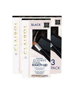 Clairol Root Touch-Up Temporary Concealing Powder, Black Hair Color, Pack of 3