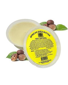 REAL African Shea Butter Pure Raw Unrefined From Ghana"IVORY" 8oz. CONTAINER