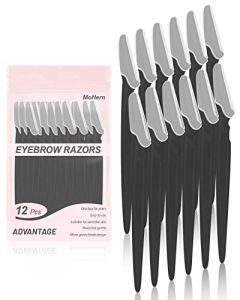 Eyebrow Razor for Women, 12 Pcs Dermaplaning Tool for Face Professional, Face Razor for Women Facial Hair Remover