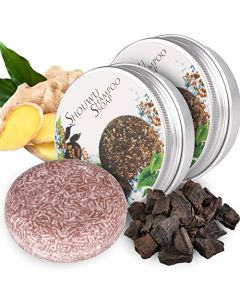 Pureadee 2PCS Hira Darkening Shampoo Bar, Hira Shampoo Bar, Organic Hair Darkening Shampoo Bar, Natural Darkening Shampoo Bar