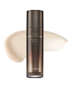 THESAEM True Mushroom LX Balancing Emulsion - Wrinkle Lotion for Face with Mushroom Extracts – Anti Aging Face Emulsion to Restore Vitality & Elasticity of Dull Skin, Hydrating Skincare, 3.9 fl.oz.