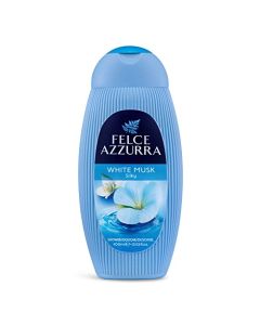 Felce Azzurra White Musk - Delicate Essence Shower Gel - Fresh And Clean Fragrance With Energetic And Citrus Fruits - Smoothness Of Rose Blends With Carnation To Get A Smooth Effect - 13.5 Oz