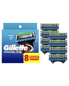 Gillette ProGlide Razor Refills for Men, 8 Razor Blade Refills