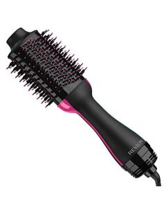 REVLON One-Step Volumizer Enhanced 1.0 Hair Dryer and Hot Air Brush | Now with Improved Motor | Amazon Exclusive (Black)