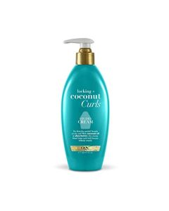 OGX Locking + Coconut Curls Air Dry Cream, No Parabens, 6 oz