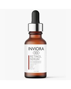 Inviora Advanced Retinol Serum - Premium Renewing and Resurfacing Retinol Serum For Face With Hyaluronic Acid, Vitamin A, Vitamin E, Witch Hazel & Green Tea - Expert Anti-Aging Formula - 1 Oz.