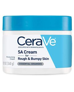 CeraVe Moisturizing Cream with Salicylic Acid | Exfoliating Body Cream with Lactic Acid, Hyaluronic Acid, Niacinamide, and Ceramides | Fragrance Free & Allergy Tested | 12 Ounce