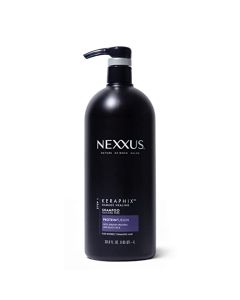Nexxus Keraphix Shampoo With ProteinFusion for Damaged Hair Keratin Protein, Black Rice, Silicone-Free 33.8 oz
