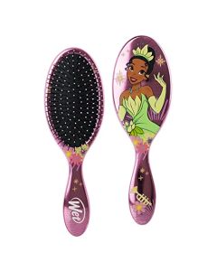 Wet Brush Disney Original Detangler Brush Princess Wholehearted - Tiana, Light Purple - All Hair Types - Ultra-Soft IntelliFlex Bristles Glide Through Tangles with Ease