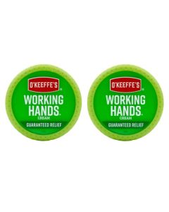 O'Keeffe's Working Hands Hand Cream, 3.4 oz., Jar, (Pack of 2)