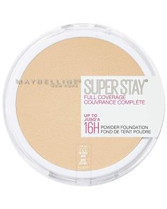 Maybelline Super Stay Full Coverage Powder Foundation Makeup, Up to 16 Hour Wear, Soft, Creamy Matte Foundation, Natural Beige, 1 Count