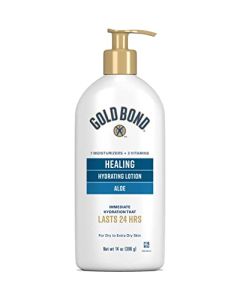 Gold Bond Healing Hydrating Lotion, 14 oz., With Aloe, Moisturizes, Immediate 24-Hour Hydration