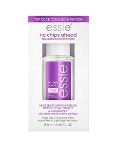 essie Nail Care, 8-Free Vegan, No Chips Ahead Top Coat, chip-resistant nail polish, 0.46 fl oz