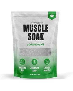 Natural Essence Cooling Aloe Muscle Soak Made with Premium and Natural Magnesium Flakes That Provides Wellness and Quality Effect Muscle Relief and Joint