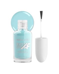 Wet n Wild Fast Dry AF Nail Polish Color, Light Blue Out Of Pistachios| Quick Drying - 40 Seconds | Long Lasting - 5 Days, Shine