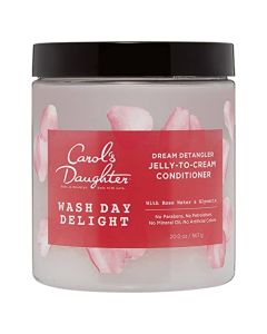 Carol's Daughter Detangling Jelly-to-Cream Conditioner With Glycerin and Rose Water, Moisturizing Conditioner for Curly Hair Paraben Free for Moisture, Hydration, and Shine, Curl Conditioner 20 Oz
