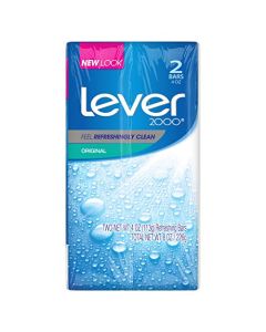 Lever 2000 Bar Soap, Original, 4 oz, 2 Bar