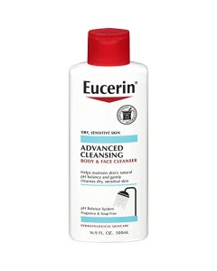 Eucerin Advanced Cleansing Body & Face Cleanser - Fragrance & Soap Free for Dry, Sensitive Skin - 16.9 fl. oz Bottle