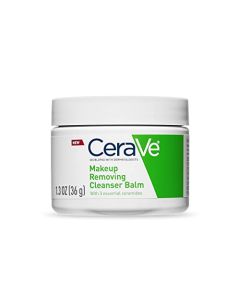 CeraVe Cleansing Balm | Hydrating Makeup Remover with Ceramides and Plant-based Jojoba Oil for Face Makeup | Non-Comedogenic Fragrance Free Non-Greasy Makeup Remover Balm for Sensitive Skin|1.3 Ounces