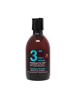 3'''More Inches Cashmere Protein Moisturizing Shampoo 250ml - Hydrating Shampoo for Dry, Damaged Hair - Thick & Frizzy Hair Treatment - Silicone & Sulphate Free - Hair Care by Michael Van Clarke