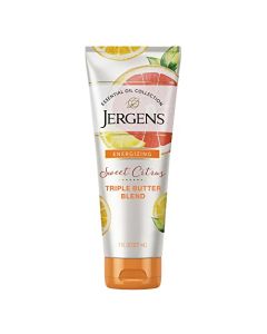 Jergens Sweet Citrus Body Butter Body and Hand Lotion, Moisturizer, 7 Ounce Lotion with Essential Oil for Indulgent Moisturization