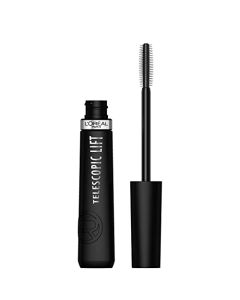 L’Oréal Paris Telescopic Lift Washable Mascara, Lengthening and Volumizing Eye Makeup, Lash Lift with Up to 36HR Wear, Blackest Black, 0.33 Fl Oz