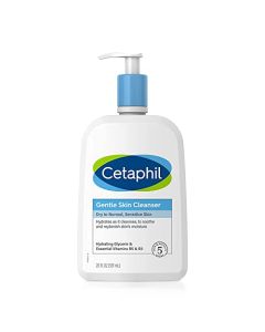 CETAPHIL Gentle Skin Cleanser 20 fl oz, Hydrating Face Wash & Body Wash, Ideal For Sensitive, Dry Skin, Non-irritating, Wont Clog Pores, Fragrance-free, Soap-free, Dermatologist Recommended
