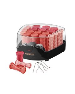 Conair Compact Multi-Size Hot Rollers, Coral