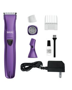 Wahl Pure Confidence Rechargeable Electric Trimmer, Shaver, & Detailer for Smooth Shaving & Trimming of The Face, Underarm, Eyebrows, & Bikini Areas – Model 9865-100