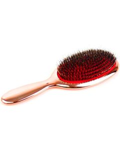 Morsafe Boar Bristle Detangler Hair Brush for Curly Fine Wavy Natural Tangled Hair, Anti-frizz Paddle Detangling Brush Styling Hairbrush for Women and Men, Less Hair Breakage