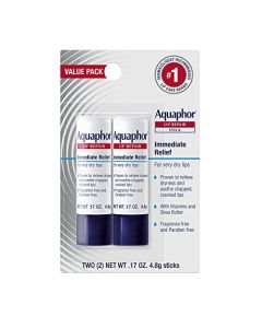 Aquaphor Lip Repair Stick, Lip Protectant, Moisturizing Lip Balm Multipack, 2 Count (Pack of 1)